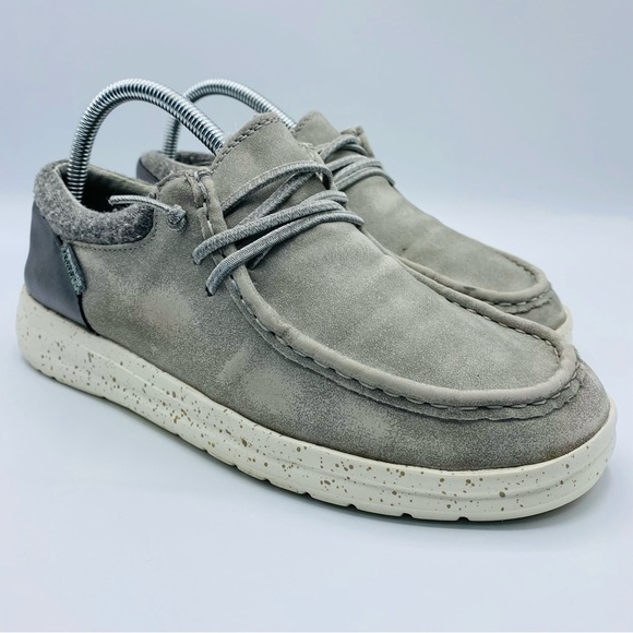 Hey Dude Shoes Hey Dude Shoes Loafer Womans Size 8 Polly Gray